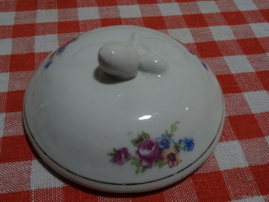Крышка (с желудем) от сахарницы , масленки, з-д Пролетарий, СССР