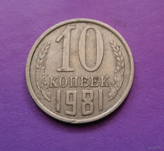 10 копеек 1981 СССР #02