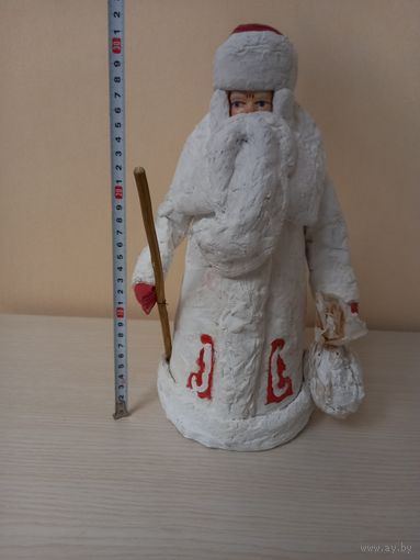 Игрушка ватная новогодняя, Дед мороз СССР