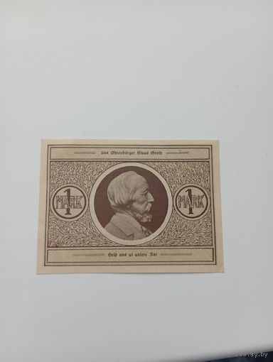 ХАЙДЕ 1 марка 1921 год