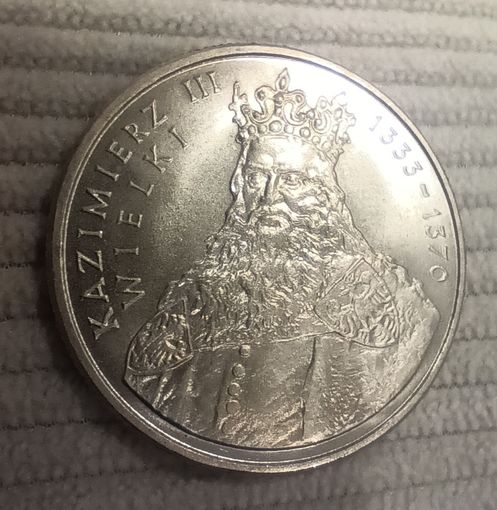 Польша 100 злотых 1987 год, "Король Казимир III Великий"