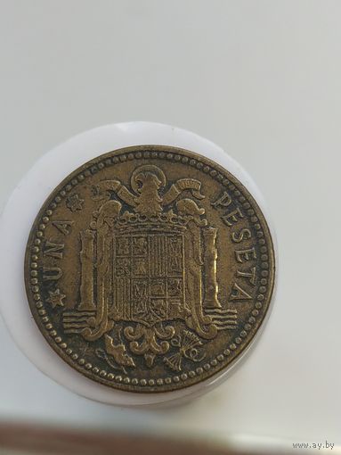 1 песета Испания 1953 года в звезде 1962? лот 45