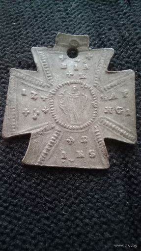 Крестик старинный с рубля!!