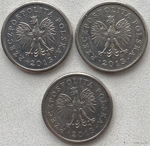 Польша 10 грошей 2013 г. Цена за 1 шт.