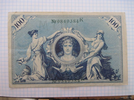 100 марок 1908 г с рубля!