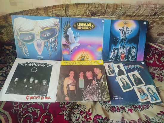 Сборный лот пластинок. 6 шт