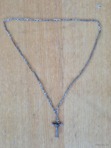 СТАРАЯ ЦЕПОЧКА С РАСПЯТИЕМ.