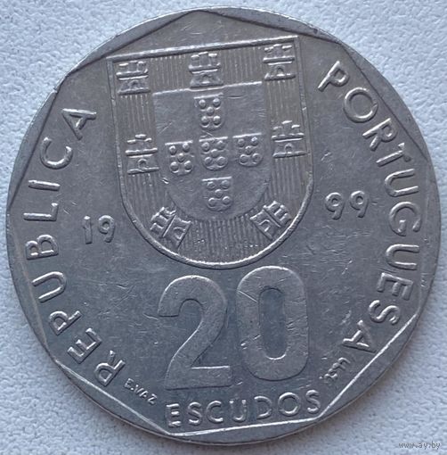 Португалия 20 эскудо 1999 г.