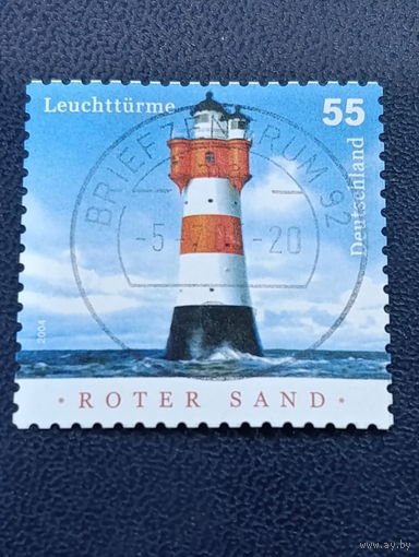 Германия.Маяк Roter Sand. 2004 год