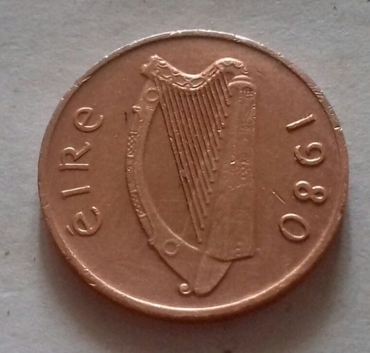 1 пенни, Ирландия 1980 г.