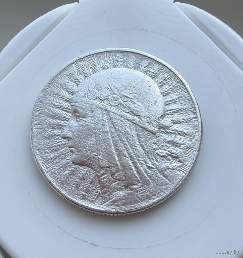 5 злотых 1933 г.  Польша. (2)  Ядвига.  Серебро.