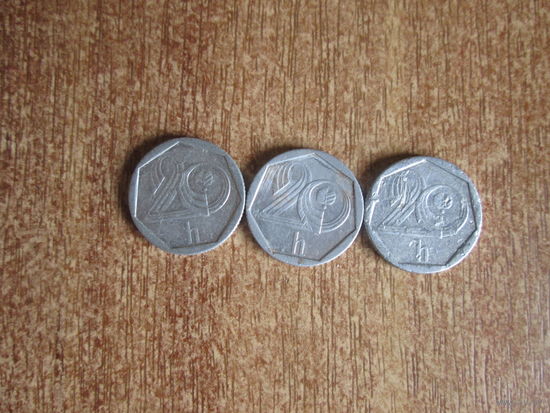 20 гнллеров 1993 года.Чехия.Цена за шт.