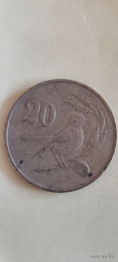Кипр 20 цент 1983