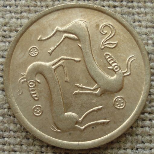 2 цента 1988 Кипр