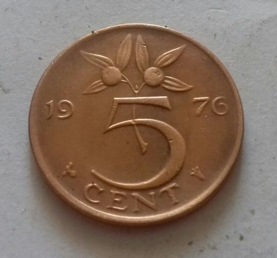 5 центов, Нидерланды 1976 г.