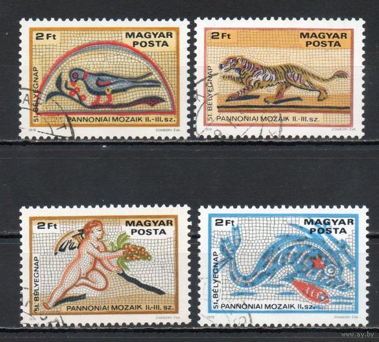 Мозаика II - III вв. Венгрия 1978 год серия из 4-х марок