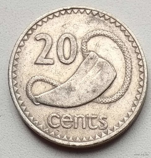 Фиджи 20 центов 1985 г.