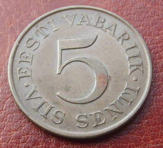 Эстония. 5 сенти 1931