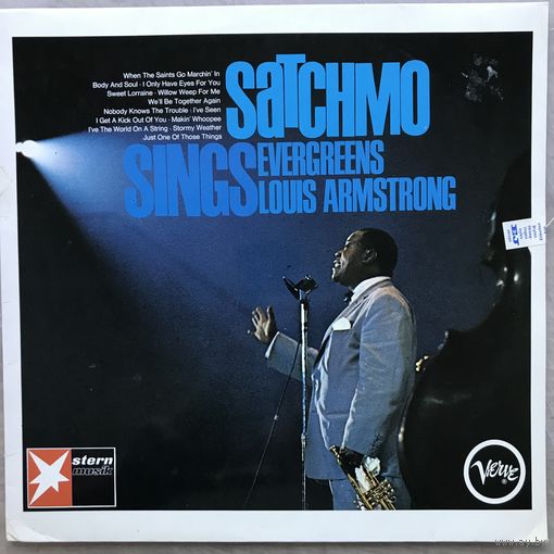 Louis Armstrong – Satchmo Sings Evergreens (Оригинал Germany 1966 NM)