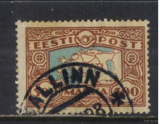 Эстония Респ 1924 Карта Стандарт #54
