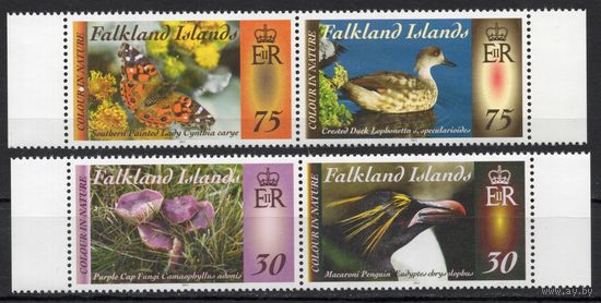 Фолклендские острова 2013. Фауна. Птицы, бабочка. Флора 4марки 1226