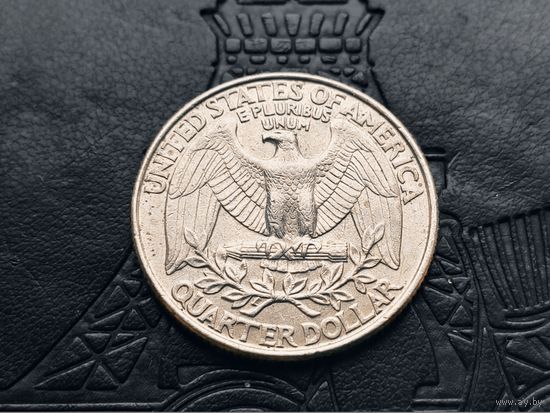 США. 25 центов (квотер, 1/4 доллара) 1995 D (Washington Quarter).