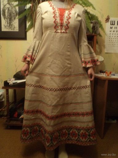 Платье беларуское из 1970-х