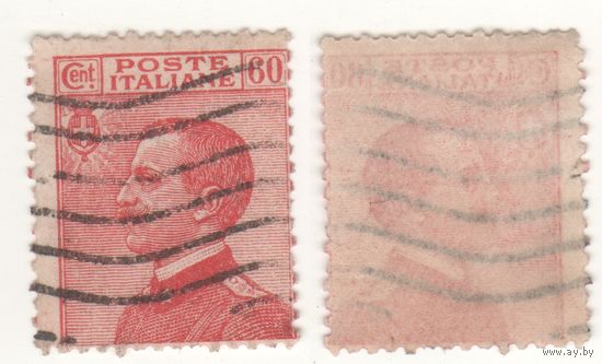 Италия (Mi) IT 131 60 чентезимо 1918-1926 год Michetti to the left King Victor Emmanuel III (2) (m37)