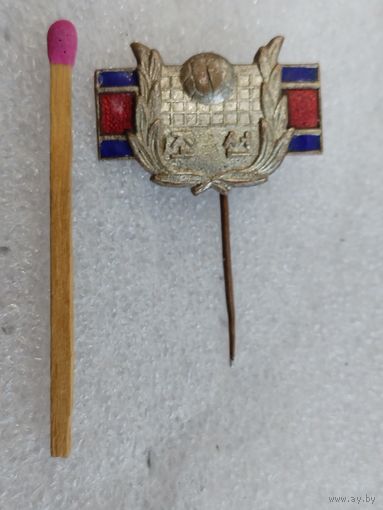 Знак-фрачник КНДР. Федерация волейбола. тяжёлый