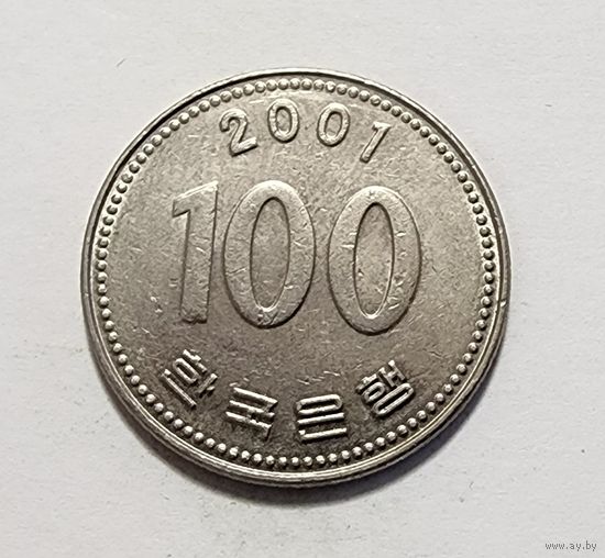 Южная Корея 100 вон, 2001