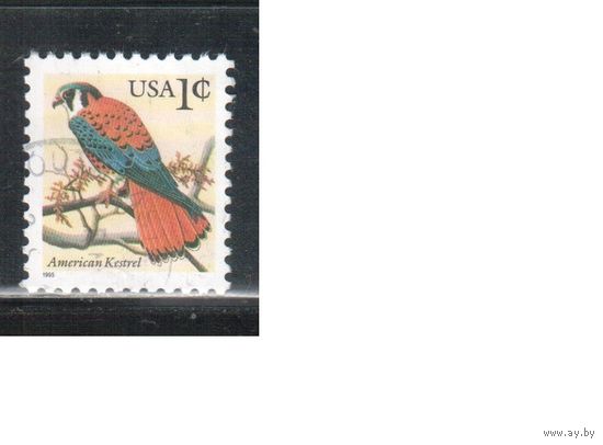 США-1995, (Мих.2559) , гаш. , Стандарт, Фауна, Птицы(одиночка),