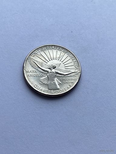 25 центов 2022 г., Майя Энджелоу, США