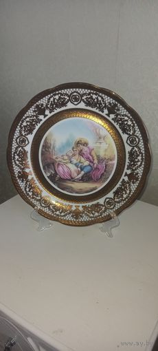 Декоративная тарелка фарфор