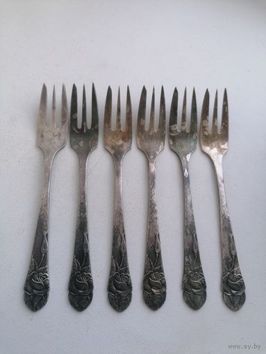 Набор вилочек серебрение