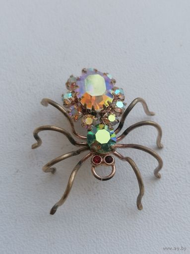 Брошь паук Чехословакия