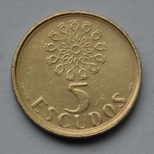 Португалия, 5 эскудо 1990 г.