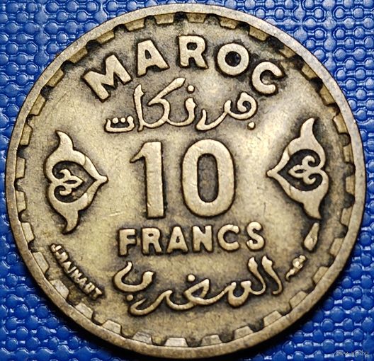 Марокко 10 франков 1952 г.