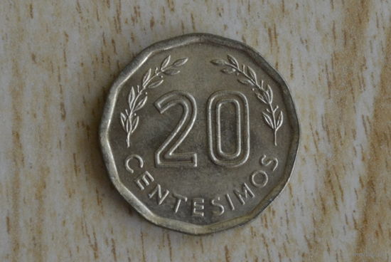 Уругвай 20 сентимо 1981 с 1 руб