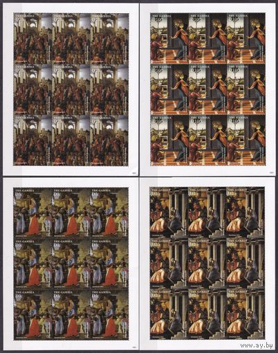 2015 Гамбия 7179KL-7182KL Рождество - Живопись 135,00 евро