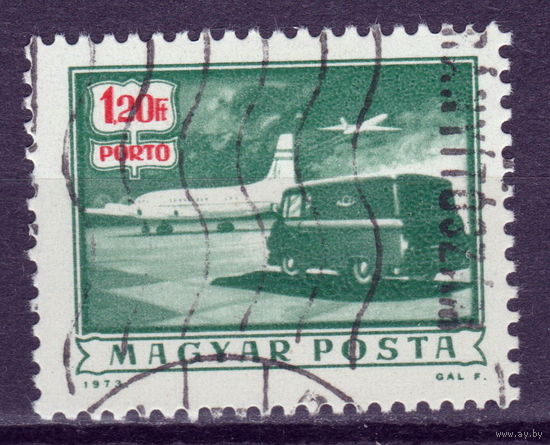 Венгрия 1973 Самолет PORTO