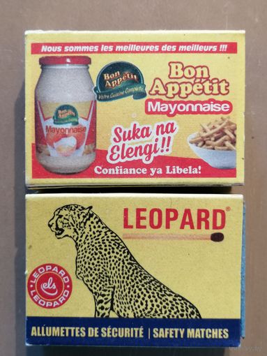 Спичечные коробки 5 х 3.5 х 1.5 см, серия "ЛЕОПАРД", спички