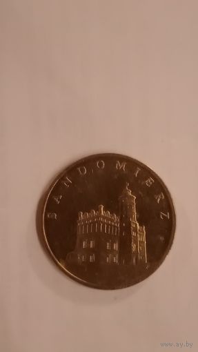 2 злотых 2006 Польша Древние города Сандомир