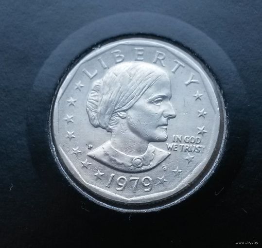 США, доллар 1979 г., Сьюзен Энтони, в холдере