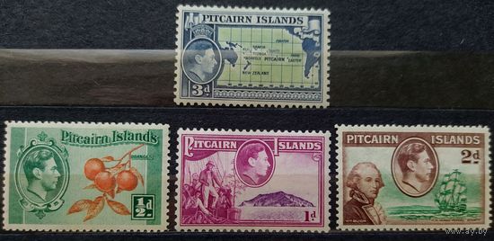 Британские колонии. Остров Питкерн, 1940г.  MLH/MNH