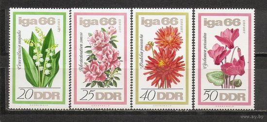 ФФ1 ГДР 1966 Цветы