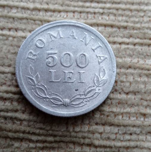 Werty71 Румыния 500 лей 1946 редкая