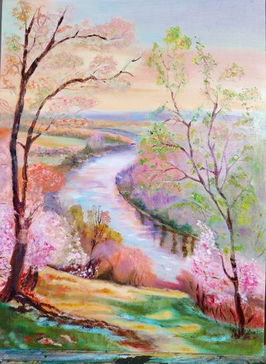 Картина Весна на рассвете