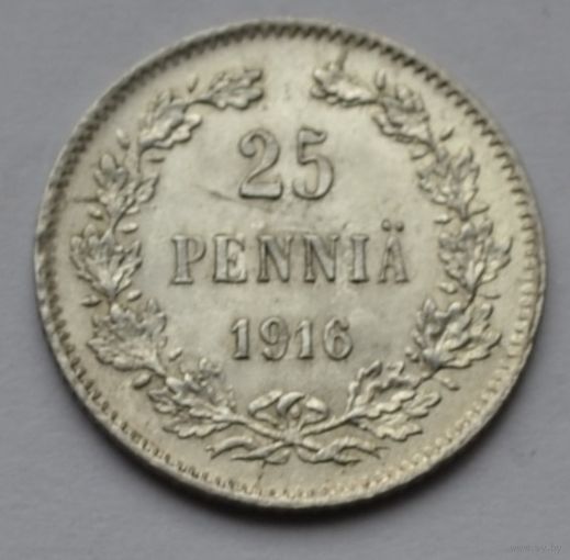 Финляндия, 25 пенни 1916 г.