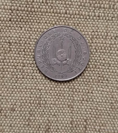 Джибути 50 франков 1999 год