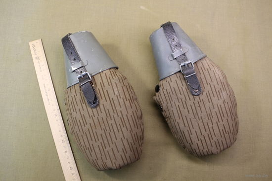 Военная комбинированная фляга ГДР. новая. одним лотам 2 шт. Распродажа коллекции вещей. С РУБЛЯ! АУКЦИОН!